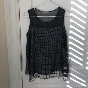 Sleeveless flowy top